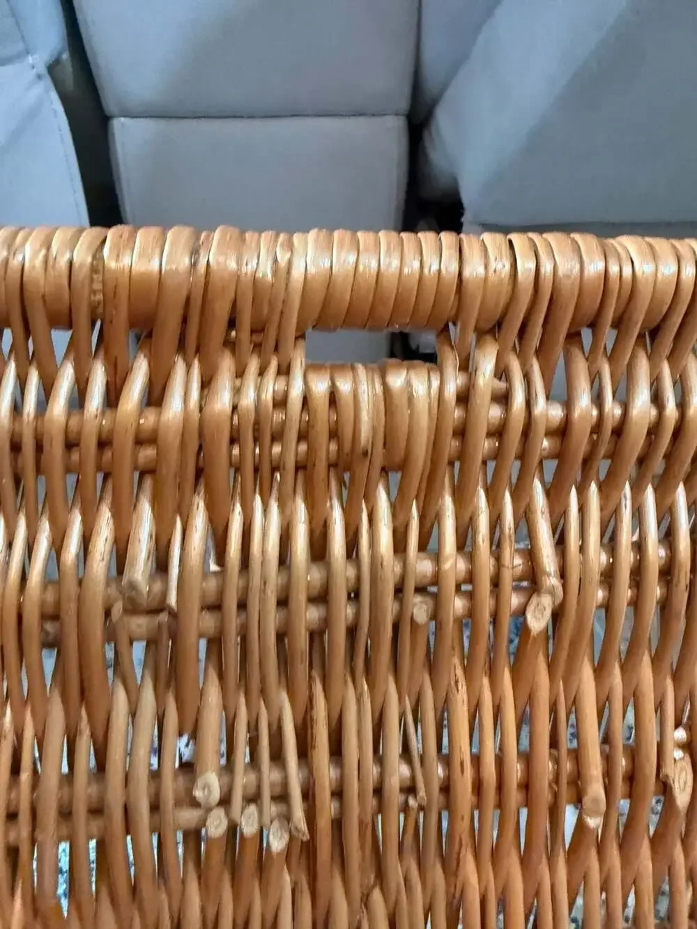 Fortnum & Mason Medium Wicker Hamper Picnic Basket (missing straps)